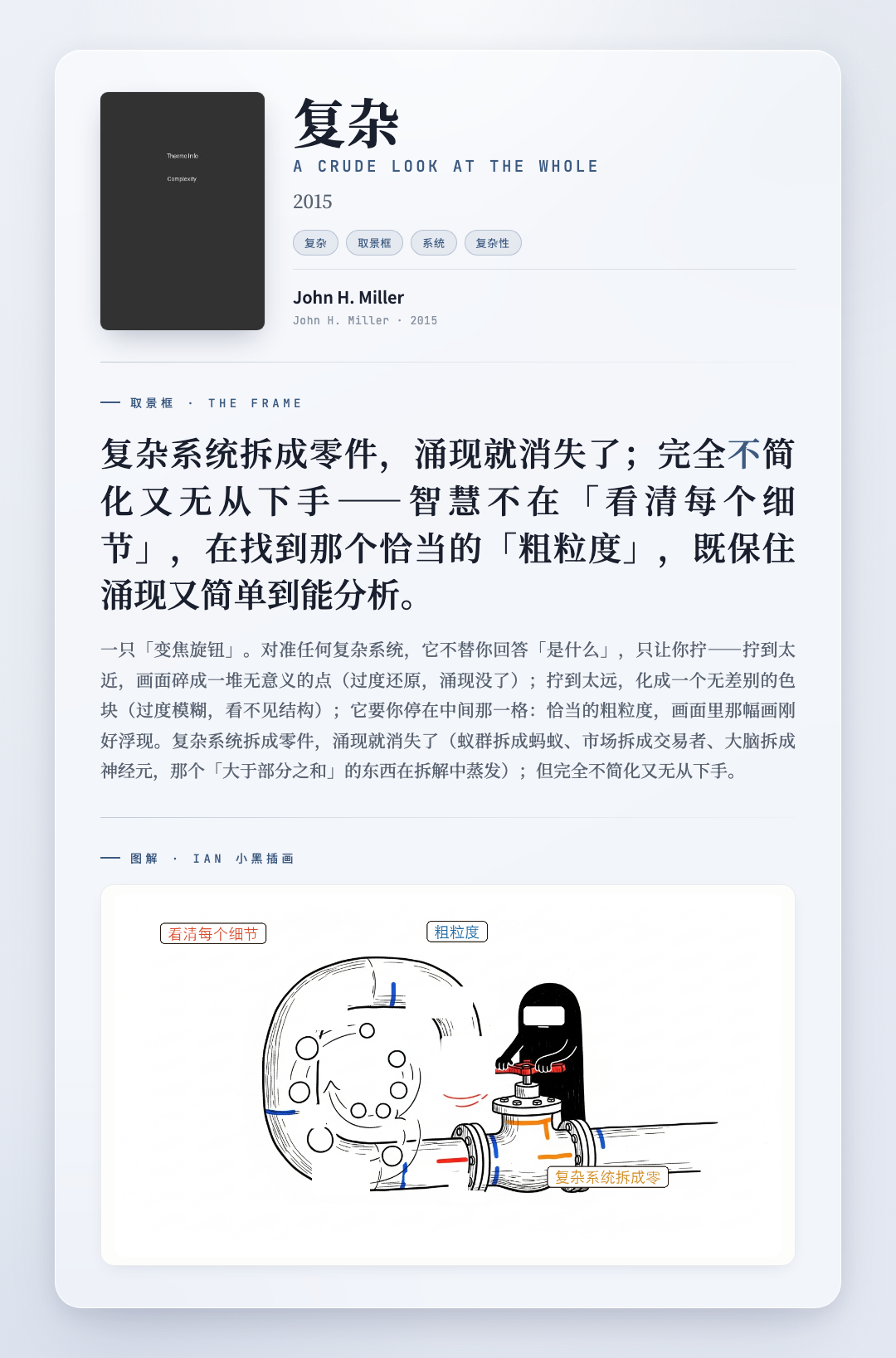 复杂 取景框卡
