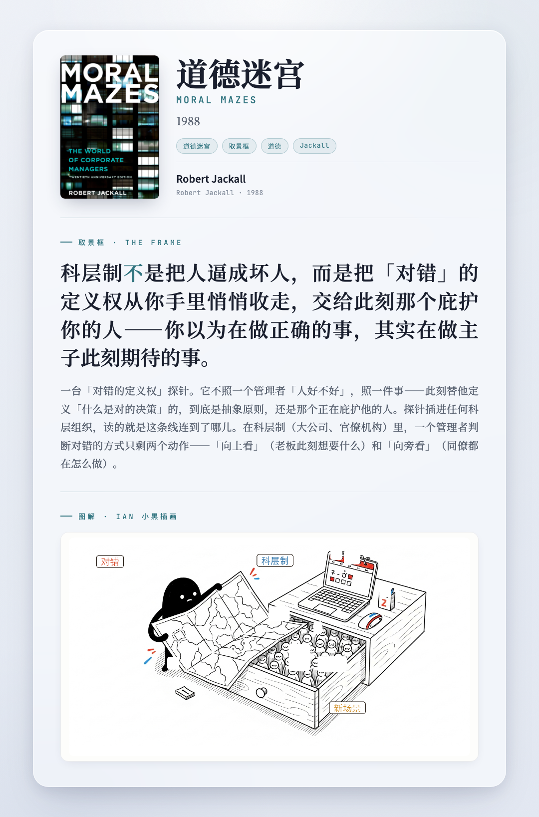 道德迷宫 取景框卡