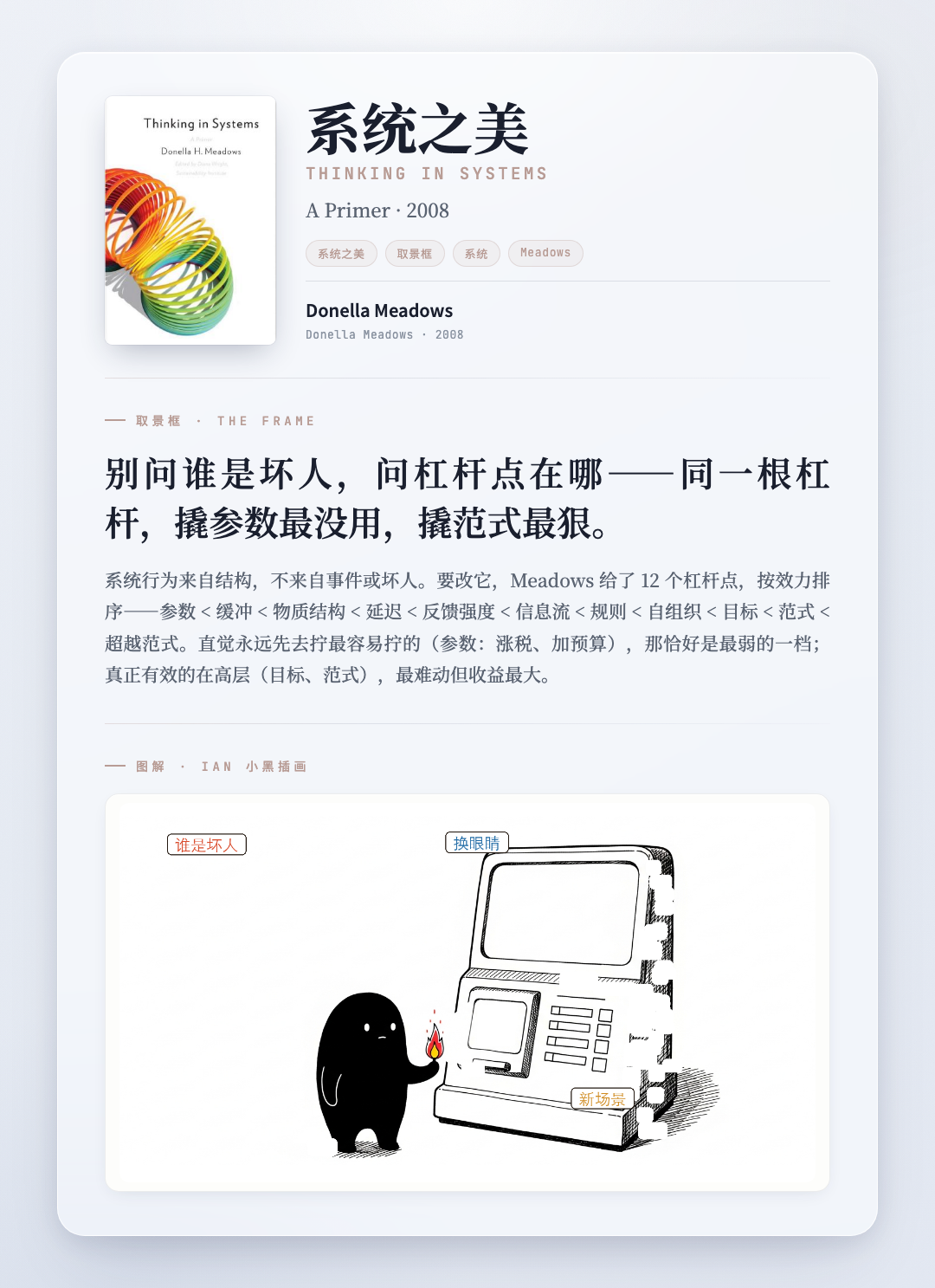 系统之美 取景框卡