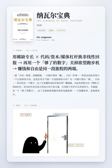 纳瓦尔宝典 取景框卡