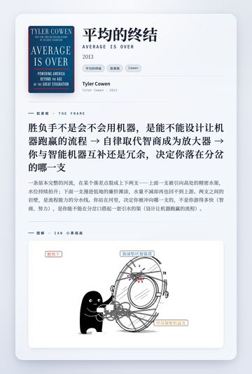 平均的终结 取景框卡