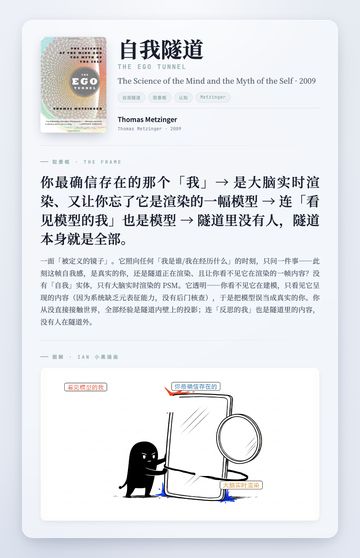 自我隧道 取景框卡