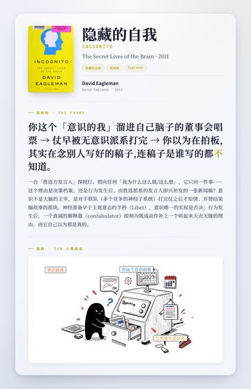 隐藏的自我 取景框卡
