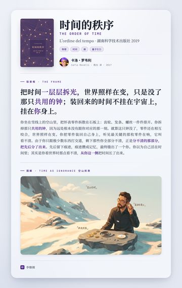 时间的秩序 取景框卡