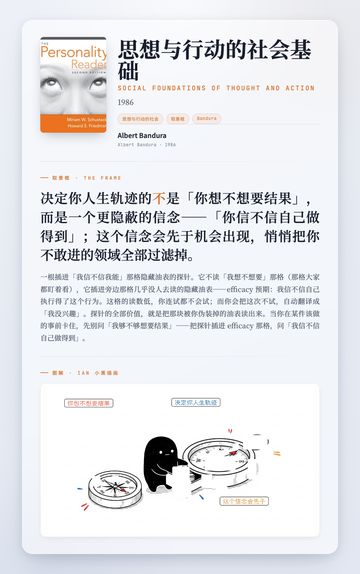 思想与行动的社会基础 取景框卡