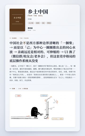 乡土中国 取景框卡