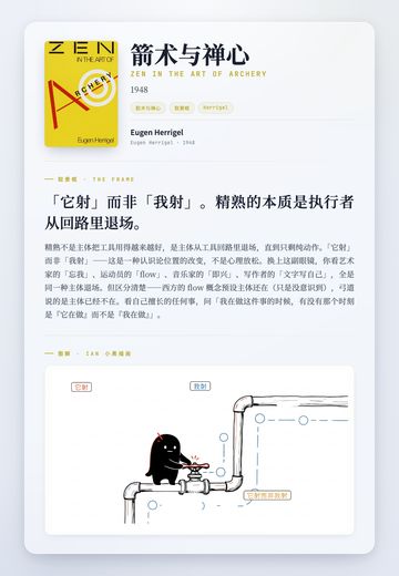 箭术与禅心 取景框卡